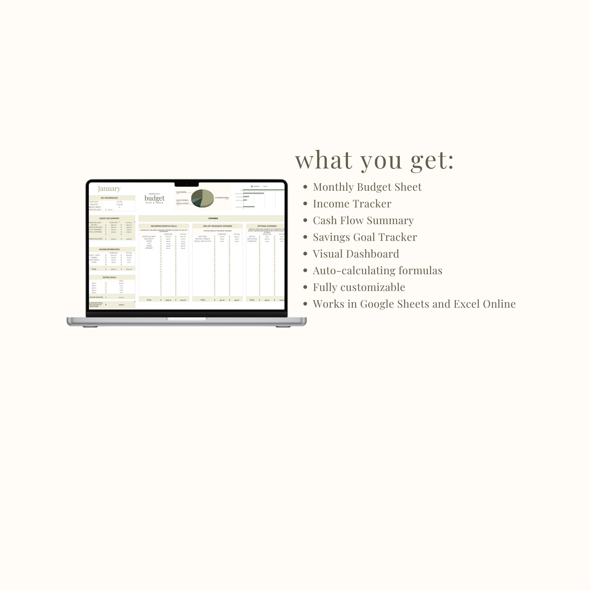 Monthly Budget Tracker