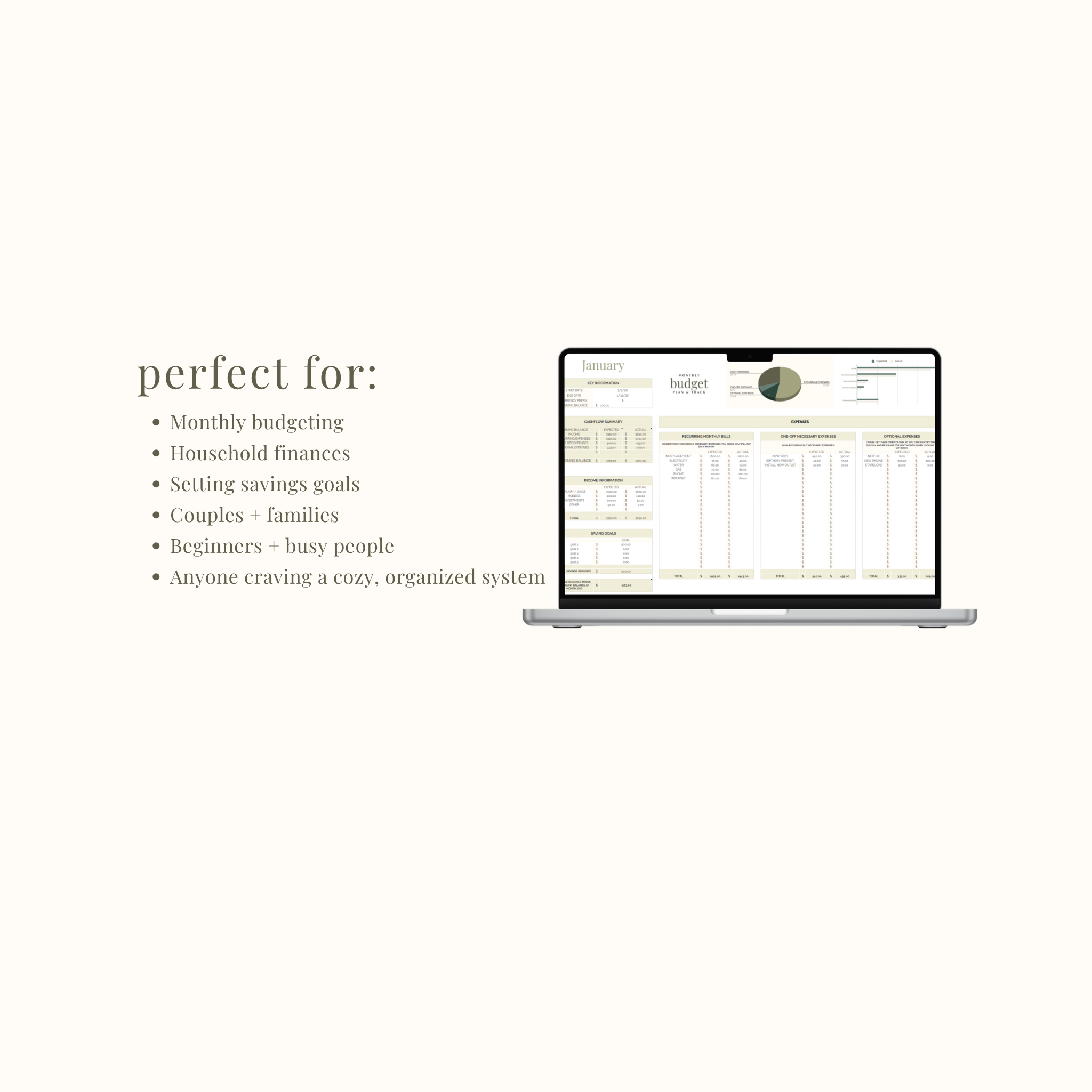Momentum + Budget Tracker Bundle