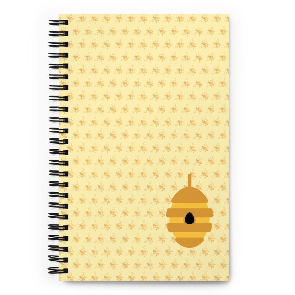 Be the Busy Bee -  Spiral "dotted" notebook