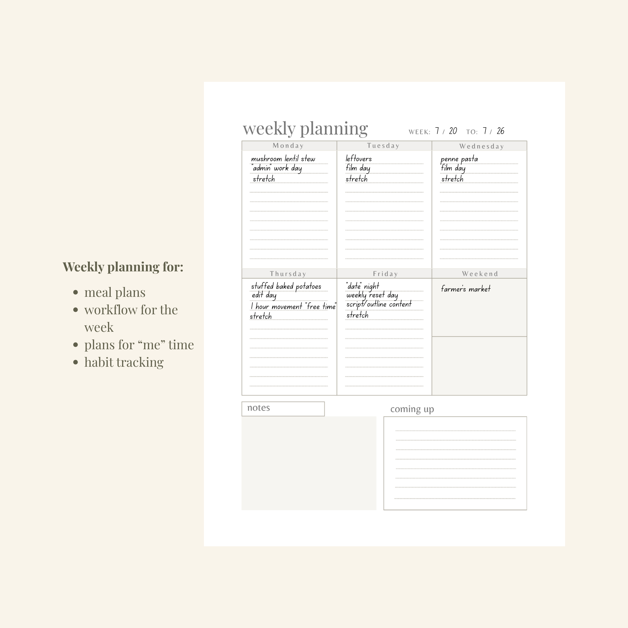 Momentum + Budget Tracker Bundle